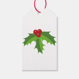 レッドベリーホリー ギフトタグ