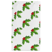 レッドベリーホリー スモールペーパーバッグ (正面)