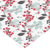 レッドベリーミスタントクリスマスパターン ショートテーブルランナー (コーナー)