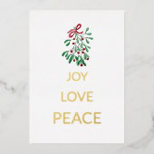 レッドベリーミストレトージョイラブピース 箔シーズンカード (正面)