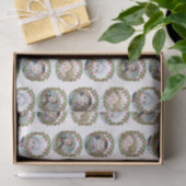 レッドベリーリースフォトコラージュクリスマス 薄葉紙 (ギフト)