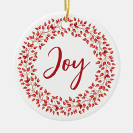 レッドベリーリース企業のクリスマスオーナメント セラミックオーナメント