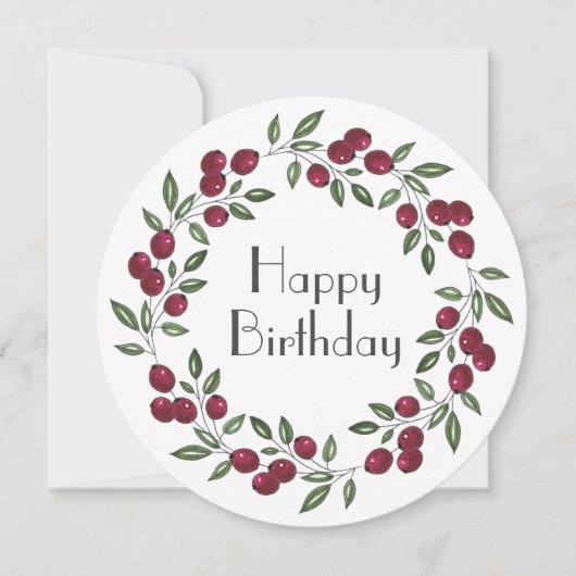 レッドベリーリース カード (正面)