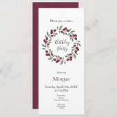 レッドベリーリース 招待状 (正面/裏面)