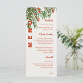 レッドベリー葉フェスティバルクリスマスウェディングパーティー メニュー (スタンド正面)