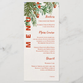 レッドベリー葉フェスティバルクリスマスウェディングパーティー メニュー