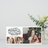 レッドベリー3写真メリークリスマスハッピーニューイヤー シーズンカード (スタンド正面)