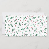 レッドベリー3写真メリークリスマスハッピーニューイヤー シーズンカード (裏面)