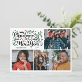 レッドベリー4写真メリークリスマスハッピーニューイヤー シーズンカード (スタンド正面)