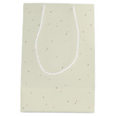 レッドベリー+ユーカリプトゥスクリスマス/ホリデーサンキュー ミディアムペーパーバッグ (裏面)