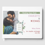 レッドベリー&ユーカリ結婚プスゲストブック ゲストブック (正面)