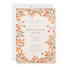 レッドベリー&金ゴールド離れ感謝祭ディナー