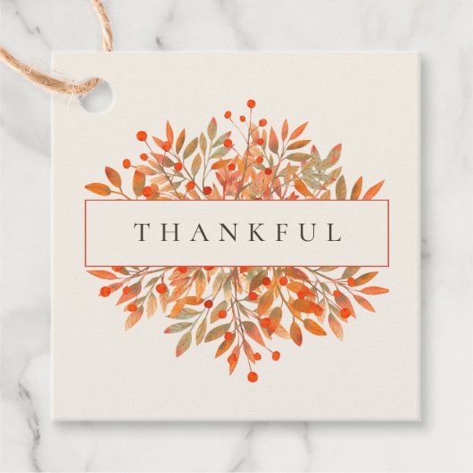 レッドベリー&離れカスタマイズアイボリー フェイバータグ (正面)