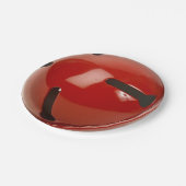 レッドベルクリスマスツリーデコレーションパーティーホリデー ペーパープレート (アングル)