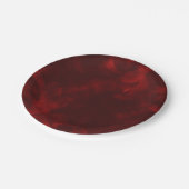 レッドベルベエレガントットヴィンテージグラムグラマーパーティー ペーパープレート (アングル)