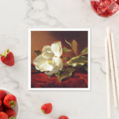 レッドベルベットのマグノリア スタンダードカクテルナプキン (インサイチュ)