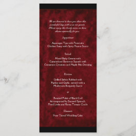 レッドベルベットのメニューにゴシッ結婚クエンジェル メニュー