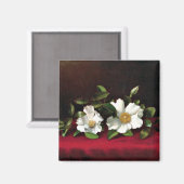 レッドベルベットの上にチェロキーバラが二人 マグネット (正面/裏面)