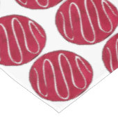 レッドベルベットクッキークリームチーズつや消しベイカーフード テーブルクロス (アングル)