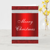 レッドベルベットクリスマス カード (黄色い花)
