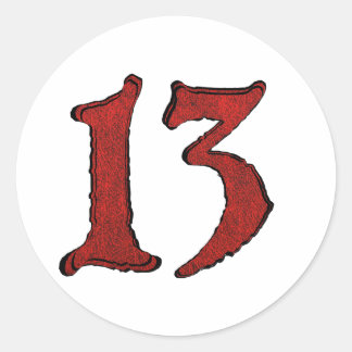 レッドベルベットホリデー番号シリーズ。 ラウンドシール