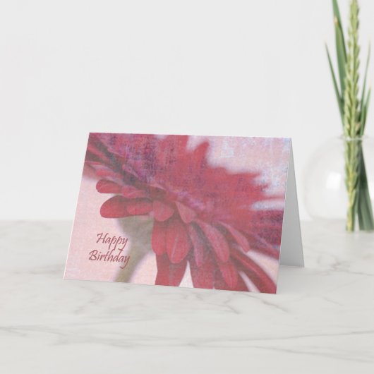 レッドベルベット誕生日 カード (正面)