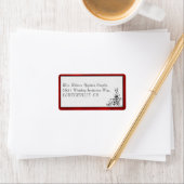 レッドベルベット、ブラックフローリッシュ結婚ズ ラベル (インサイチュ)