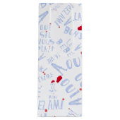 レッドベレットワインウィーウィーボンジュールlavigiftワインバッグ ワインギフトバッグ (正面)