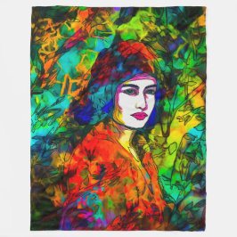 レッドベレー フリースブランケット