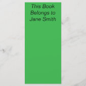 レッドベレー メニュー (裏面)