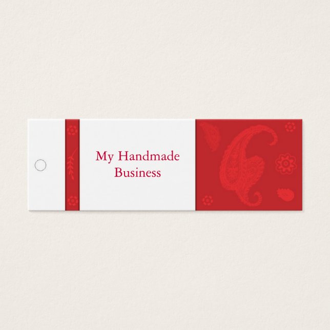 レッドペイズリーラベル (正面)