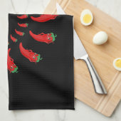 レッドペッパーDivaスパイラル キッチンタオル (四つ折り)