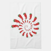 レッドペッパーDivaスパイラル キッチンタオル (縦)
