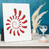 レッドペッパーDivaスパイラル フォトプラーク (側面)