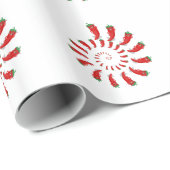 レッドペッパーDivaスパイラル ラッピングペーパー (ロールコーナー)