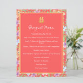 レッドペラナカンフローラ中国のダブルシ結婚ーズ メニュー (スタンド正面)