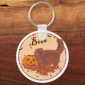 レッドペルシャンハロウィン キーホルダー (正面)