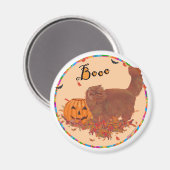 レッドペルシャンハロウィン マグネット (正面/裏面)