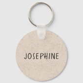 レッドペンブロークウェルシュコーギーかわいい犬の頭ポートレート キーホルダー (裏面)