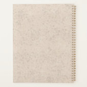 レッドペンブロークウェルシュコーギードッグ名前をカスタムする プランナー手帳 (裏面)