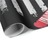 レッドホッケースティックアメリカ国旗USAホッケー ラッピングペーパー (ロールコーナー)