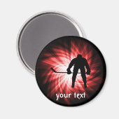 レッドホッケー マグネット (正面/裏面)