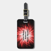 レッドホッケー ラゲッジタグ (正面縦)