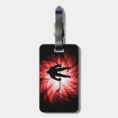 レッドホッケー ラゲッジタグ (裏面縦)