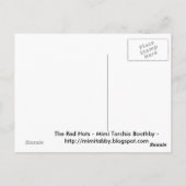 レッドホッツ ポストカード (裏面)