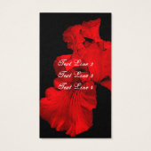 レッドホットアイリスフラワーアート (裏面)