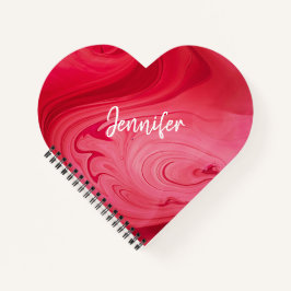 レッドホットスワーズノートブパーソナライズされたック ノートブック