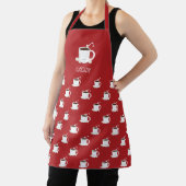 レッドホットチョコレートホットココア名 エプロン (インサイチュ)
