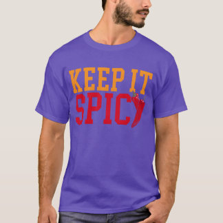 レッドホットチリフレーバー メイキャン スパイス 激辛 フード男子 Tシャツ