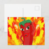 レッドホットチリペッパーDiva ポストカード (正面/裏面)